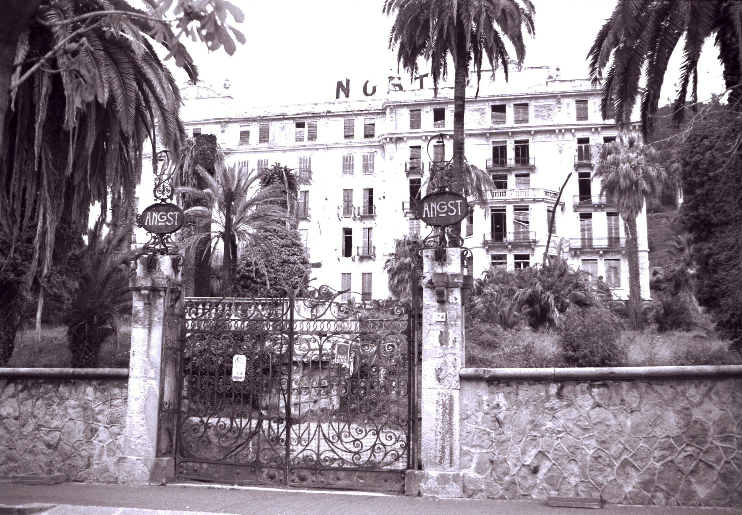 Hotel Angst Bordighera, 1988